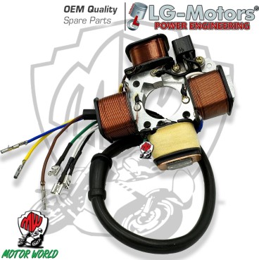 Alternatore Statore Magnete COMPLETO PIAGGIO Bravo 3 Variatore 50 1989 1990