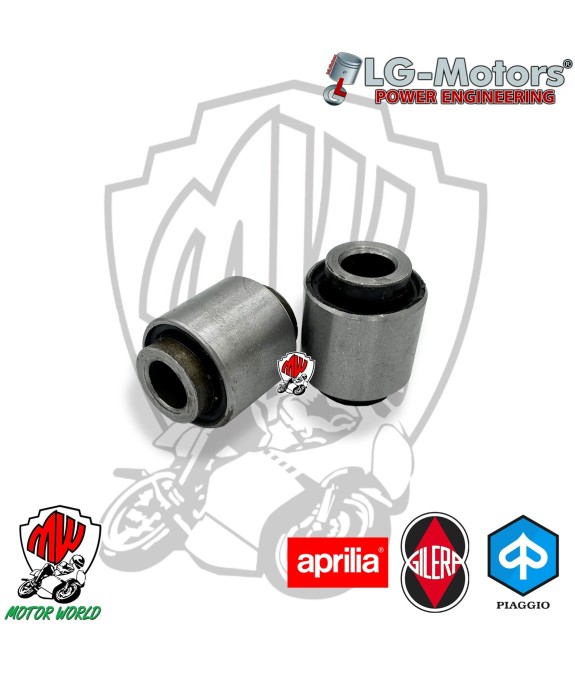 Kit Coppia 2 Tamponi Silent Block Motore PIAGGIO ITALJET Torpedo 150 cc 2002
