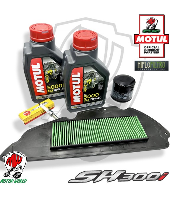 Kit Tagliando Motul e Hiflo HONDA SH 300 i con-senza abs 2018 2019
