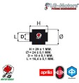 Kit Coppia 2 Tamponi Silent Block Motore PIAGGIO ITALJET Torpedo 150 cc 2002
