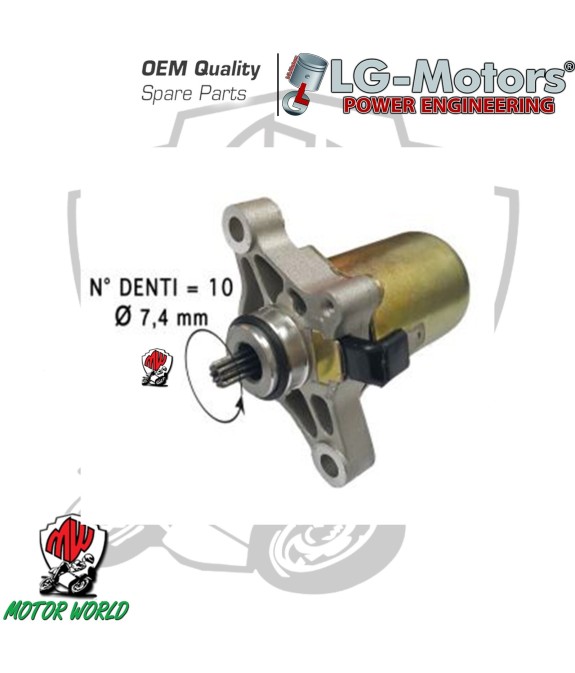 MOTORINO AVVIAMENTO SYM Jet 50 1999 2000 2001 2002 2003 2004 2005 2006 2007