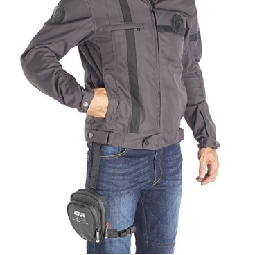 GIVI EA139B BORSELLO REGOLABILE DA GAMBA IMPERMEABILE NERO