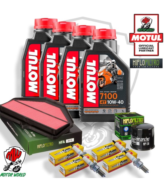 KIT TAGLIANDO OLIO MOTUL CANDELE FILTRI ARIA OLIO SUZUKI GSX-R 750 2004 2005