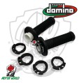 COPPIA MANOPOLE DOMINO D-LOCK NERO LOCK ON KAWASAKI KLX 150/250/300 4T 2016-2021