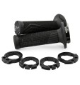COPPIA MANOPOLE DOMINO D-LOCK NERO LOCK ON KAWASAKI KLX 150/250/300 4T 2016-2021