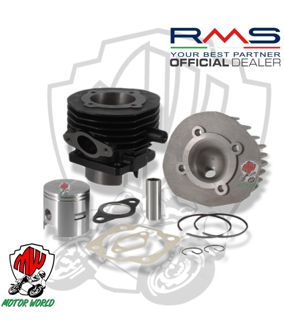 GRUPPO TERMICO COMPLETO RMS ø50 90cc PIAGGIO APE FL2 50 1989 1990 1991 1992 1993