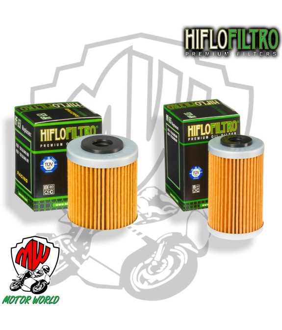 KIT 2 FILTRI FILTRO OLIO HIFLO HF651 + HF655 KTM 690 Rally Factory Replica 2008