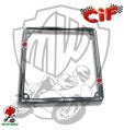 CORNICE TARGA CIF VECCHIE DIMENSIONI INOX LUCIDATO  99 170x170mm