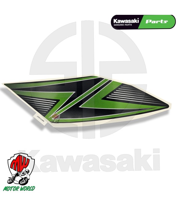 ADESIVO EMBLEMA CARENA DESTRA ORIGINALE KAWASAKI Z 300 2015 2016