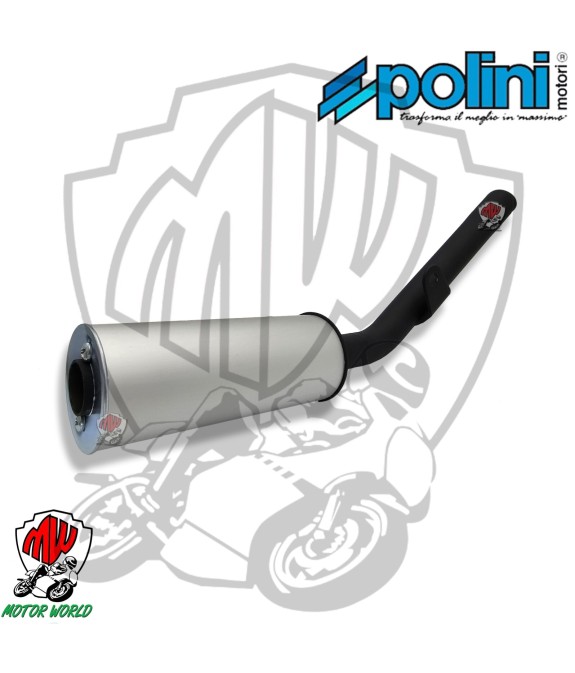 SILENZIATORE MARMITTA POLINI PIAGGIO VESPA PK 50 - 50 XL - 50 HP  / 125