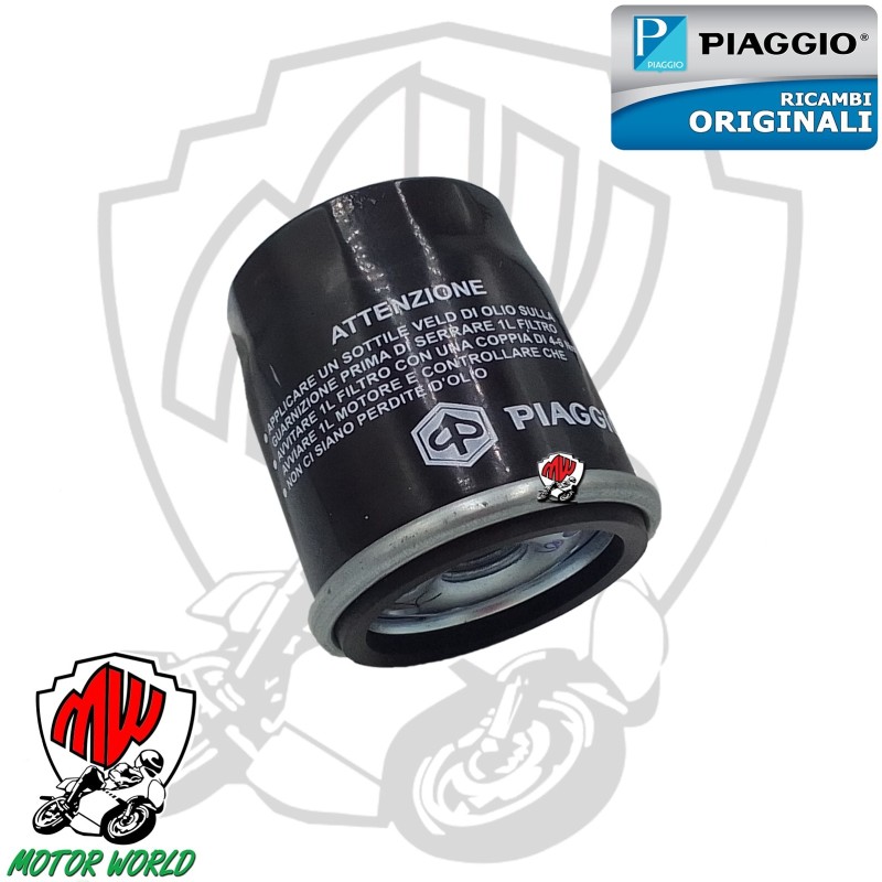 FILTRO OLIO ORIGINALE PIAGGIO BEVERLY MIC 125 2004 2005 2006 2007 2008 2009