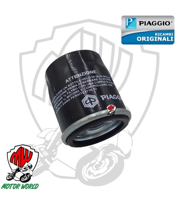FILTRO OLIO ORIGINALE PIAGGIO BEVERLY MIC 125 2004 2005 2006 2007 2008 2009