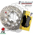 KIT DISCO FRENO ANTERIORE + PASTIGLIE FRENO KYMCO 125 AGILITY PLUS 2014