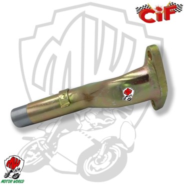 COLLETTORE ASPIRAZIONE VESPA PK 50 CON FLANGIA A 2 FORI , DIAMETRO ESTERNO 23MM