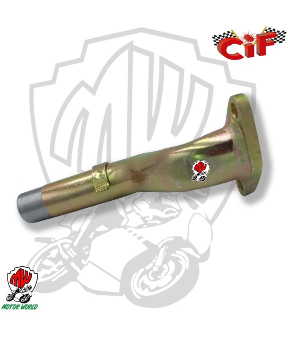 COLLETTORE ASPIRAZIONE VESPA PK 50 CON FLANGIA A 2 FORI , DIAMETRO ESTERNO 23MM