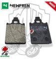 KIT COPPIA PASTIGLIE PASTICCHE FRENI NEWFREN