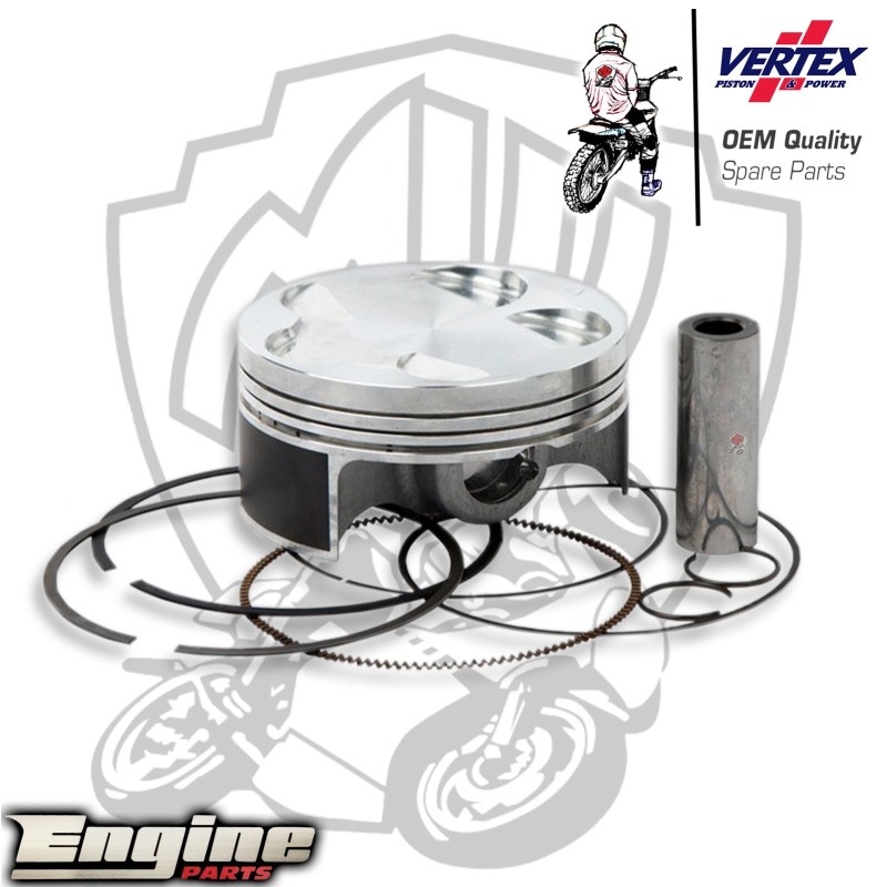 Pistone Completo Vertex SUZUKI RMZ 250 Compr 13,5:1 2013-15 mm 76,95 Pistone Completo Vertex SUZUKI RMZ 250 Compr 13,5:1 2013-15 mm 76,95