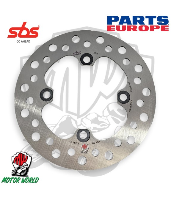 DISCO FRENO IN ACCIAIO SBS PER KX 85