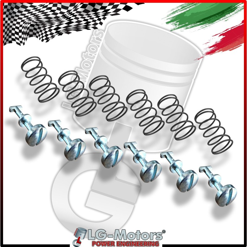 KIT 6 MOLLE + RITEGNI FIANCATINE PIAGGIO CIAO 50 1986 1987 1988
