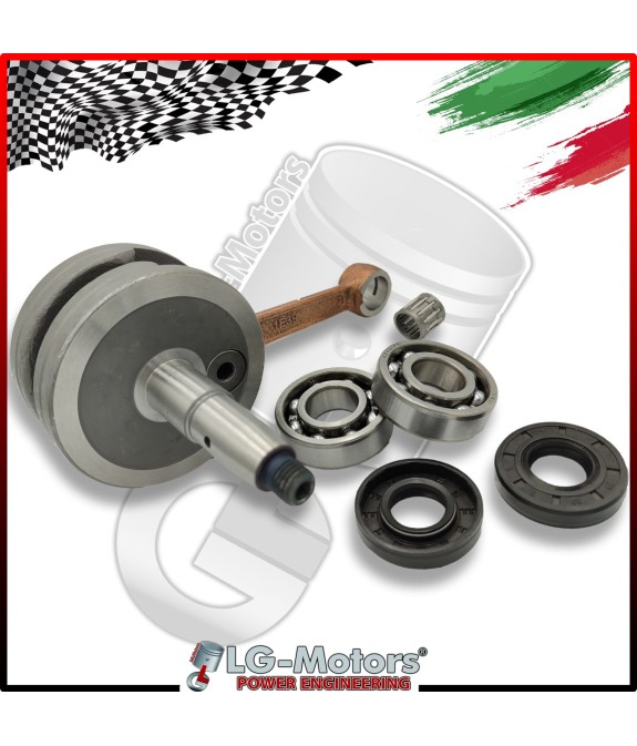 KIT ALBERO MOTORE CUSCINETTI PARAOLI E GABBIA RULLI PER MINI CROSS 50 cc