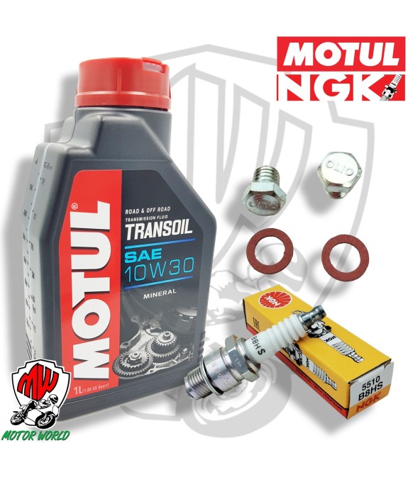 KIT OLIO MOTORE TRASMISSIONE FRIZIONE PIAGGIO VESPA 50 L N R OLIO MOTUL