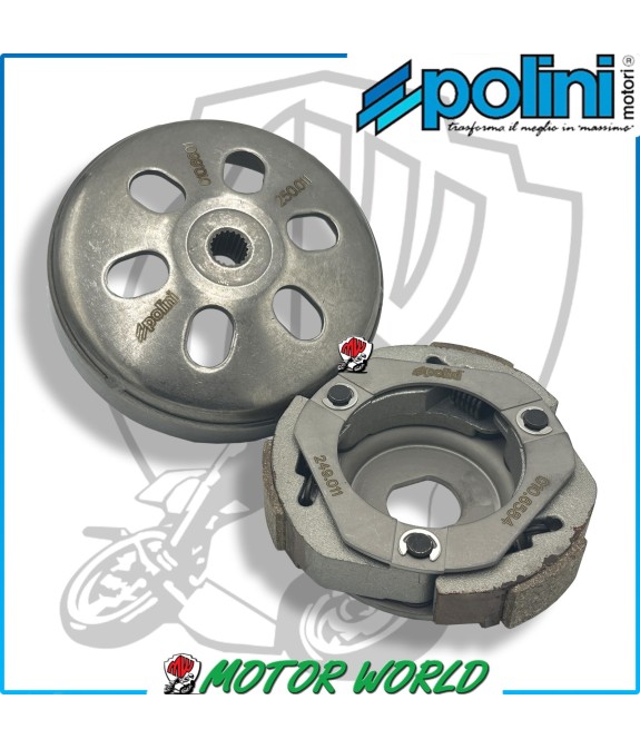 KIT CAMPANA + FRIZIONE D.125 POLINI SH @ DYLAN PEOPLE CIAK AGILITY GY6 125 150
