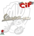 TARGHETTA "VESPA 150" PER SCUDO ANTERIORE IN ACCIAIO INOX LUCIDO