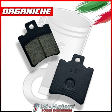 COPPIA PASTIGLIE ORGANICHE FRENO ANTERIORI APRILIA RALLY 50 1995 - 2004