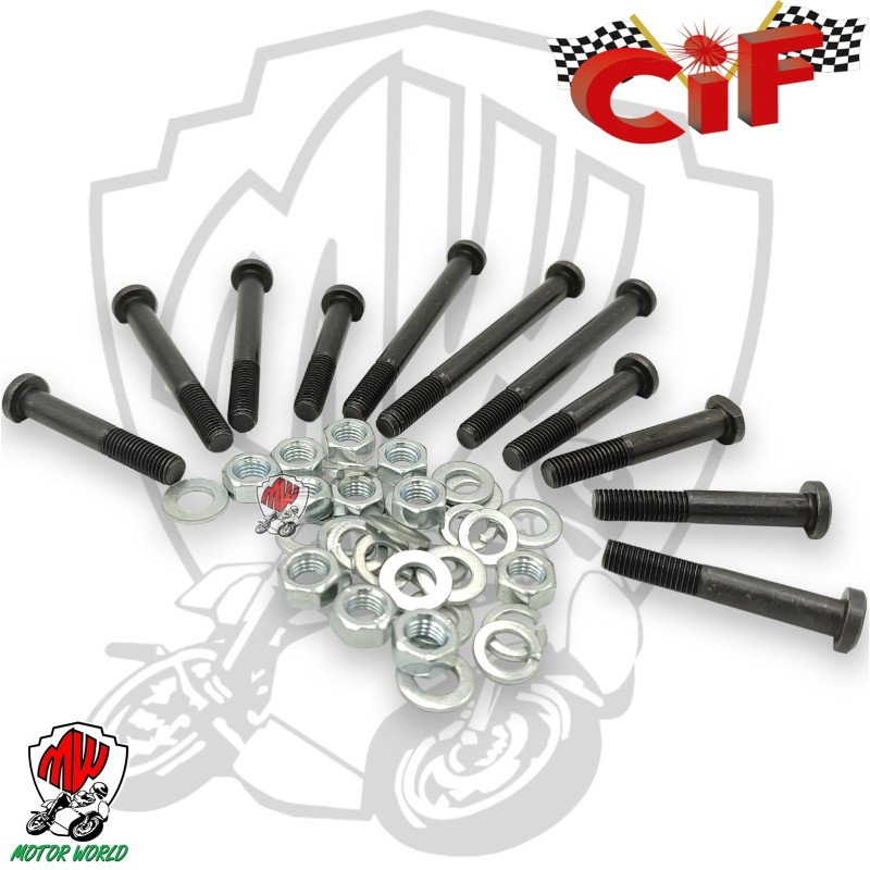 Kit Viti Motore Bulloneria Completa M7 Piaggio Ape 50 FL / FL2 50 2T 1989