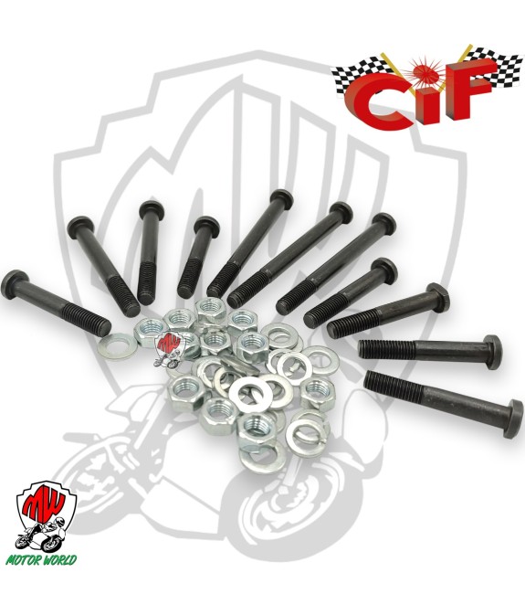 Kit Viti Motore Bulloneria Completa M7 Piaggio Ape 50 FL / FL2 50 2T 1989