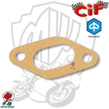 GUARNIZIONE RACCORDO COLLETTORE ASPIRAZIONE 2 FORI VESPA PK 50 125 ET3 SPECIAL
