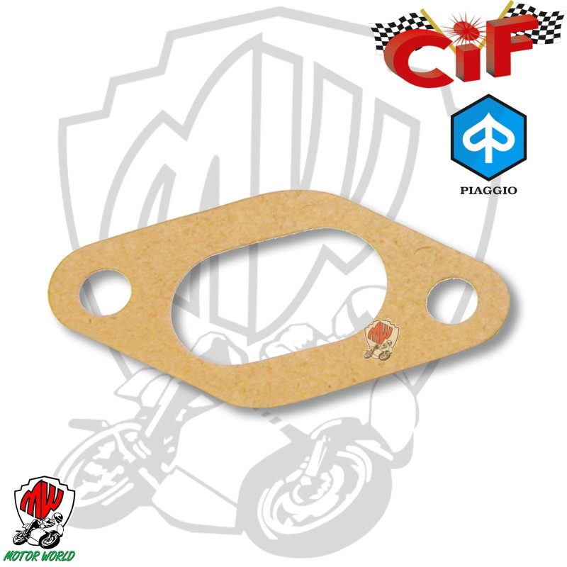 GUARNIZIONE RACCORDO COLLETTORE ASPIRAZIONE 2 FORI VESPA PK 50 125 ET3 SPECIAL