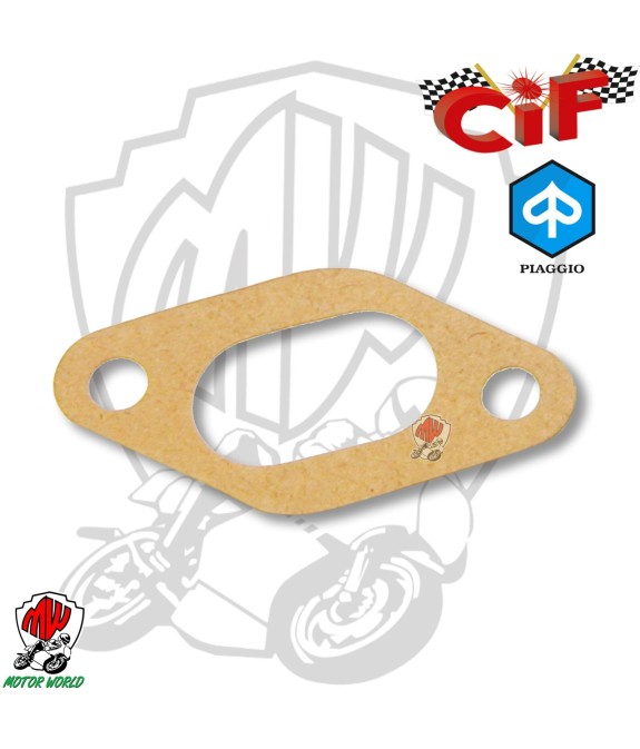 GUARNIZIONE RACCORDO COLLETTORE ASPIRAZIONE 2 FORI VESPA PK 50 125 ET3 SPECIAL