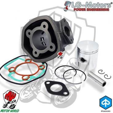 GRUPPO TERMICO CILINDRO RACING LG-MOTORS 70 CC GHISA ø47 Piaggio NRG Power 50 LC