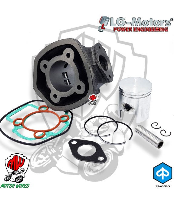 GRUPPO TERMICO CILINDRO RACING LG-MOTORS 70 CC GHISA ø47 Piaggio NRG Power 50 LC