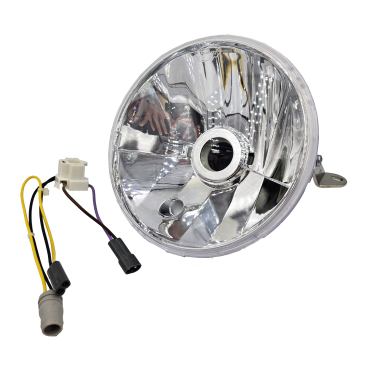 FARO FANALE ANTERIORE IN PLASTICA ORIGINALE ALOGENO VESPA 125 150 200 PX A DISCO