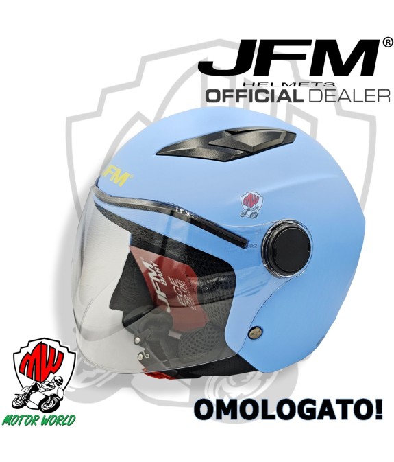 CASCO HELMET JET BIMBO DEMI-JET PER MOTO E SCOOTER