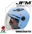 CASCO HELMET JET BIMBO DEMI-JET PER MOTO E SCOOTER