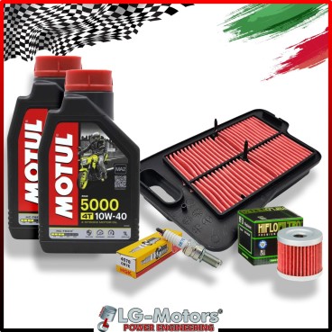 KIT TAGLIANDO MOTUL FILTRO OLIO ARIA CANDELA SUZUKI AN BURGMAN 400 2016