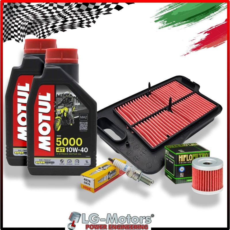 KIT TAGLIANDO MOTUL FILTRO OLIO ARIA CANDELA SUZUKI AN BURGMAN 400 2016