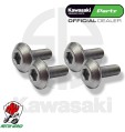 KIT 4 VITE VITI PERNO PER CARENE ORIGINALE OEM KAWASAKI 6X18 6 X 18 IN ACCIAIO