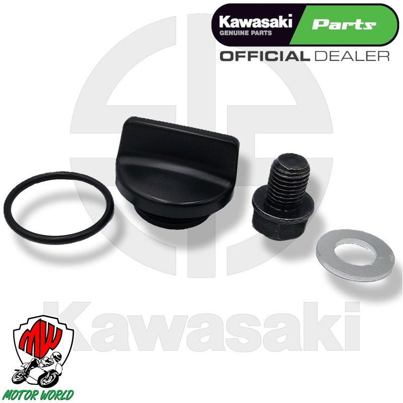 KIT TAPPI OLIO ORIGINALE OEM KAWASAKI Z 750 1000 636 600 ZX-10R NINJA ER-6N F SX