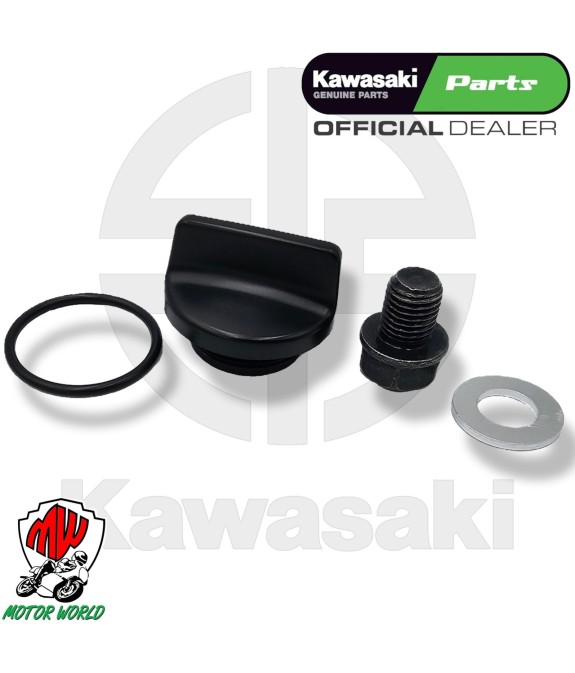 KIT TAPPI OLIO ORIGINALE OEM KAWASAKI Z 750 1000 636 600 ZX-10R NINJA ER-6N F SX