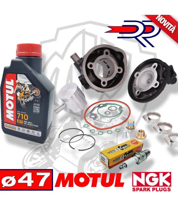 KIT GRUPPO TERMICO CILINDRO DR OLIO MOTUL 710 CANDELA YAMAHA JOG R LC 2002 2015