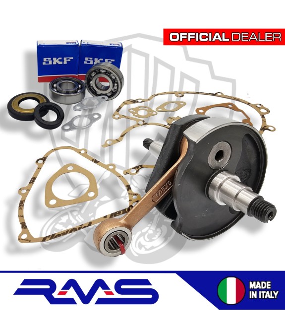 KIT ALBERO MOTORE TIPO ORIGINALE CUSCINETTI SKF CONO 19 PER VESPA 50 SPECIAL R L