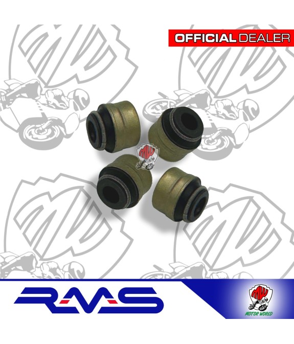 KIT 4 GOMMINI PARAOLI TENUTA VALVOLA PIAGGIO ZIP 4T 50 2006-2013