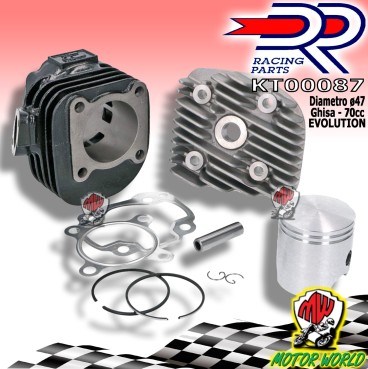 KIT GRUPPO TERMICO CILINDRO DR AC OLIO MOTUL 710 CANDELA Yamaha Zest 50 2000