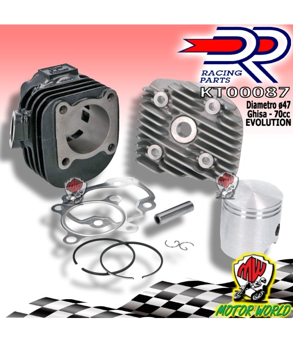 KIT GRUPPO TERMICO CILINDRO DR AC OLIO MOTUL 710 CANDELA Yamaha Zest 50 2000