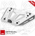 PIASTRA MONOKEY M8A TREKKER RACK [GIVI] - ALLUMINIO ARGENTO ANODIZZATO - COD.M8A
