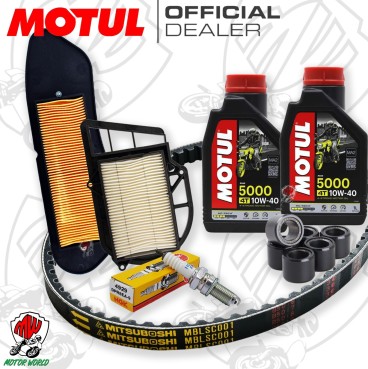 KIT TAGLIANDO OLIO FILTRI CANDELA E CINGHIA YAMAHA YP 250 RA X MAX 2016